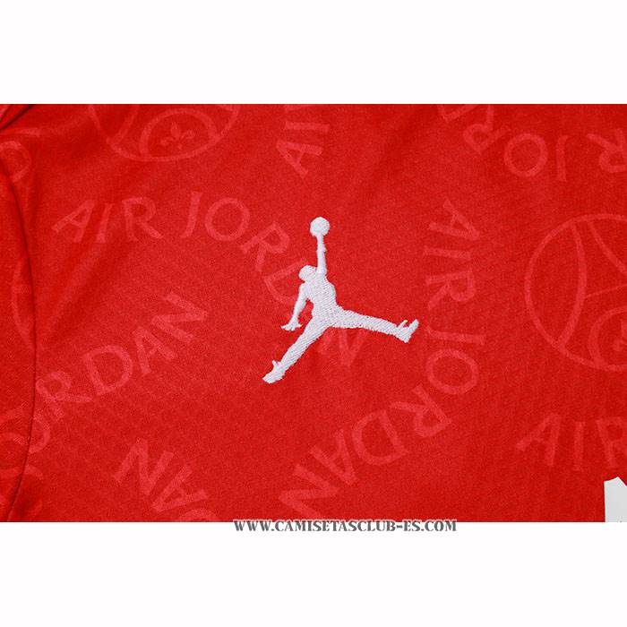 Chandal del Paris Saint-Germain Jordan 24-25 Manga Corta Rojo - Pantalon Corto